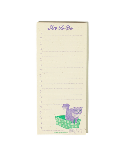 Shit To Do - Risograph Notepad