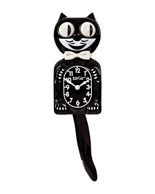 Classic Black Kit Cat Klock