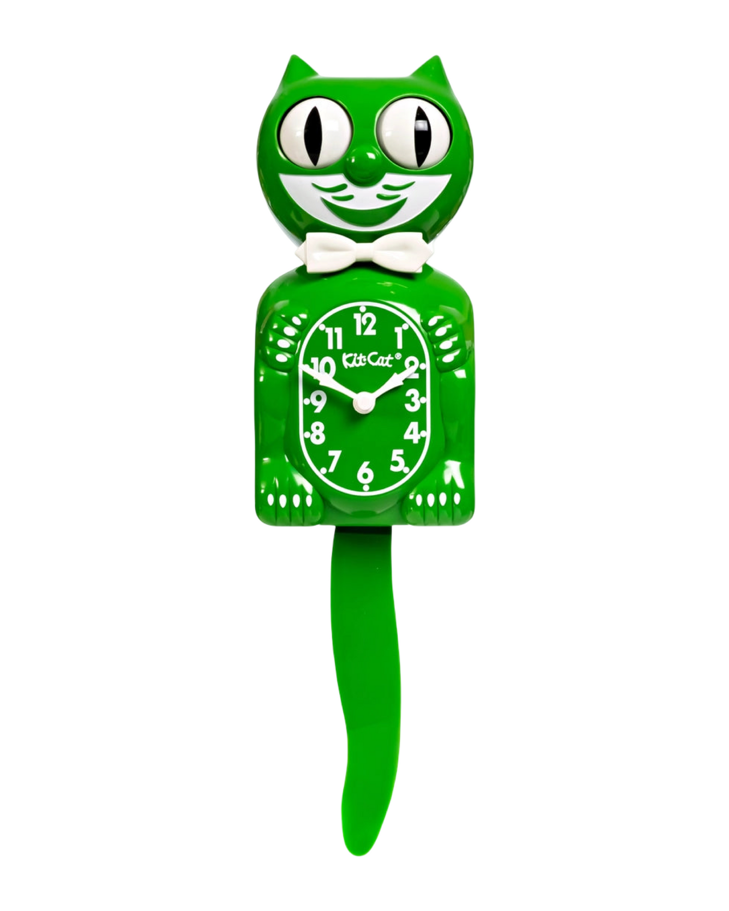 Classic Green Kit Cat Klock