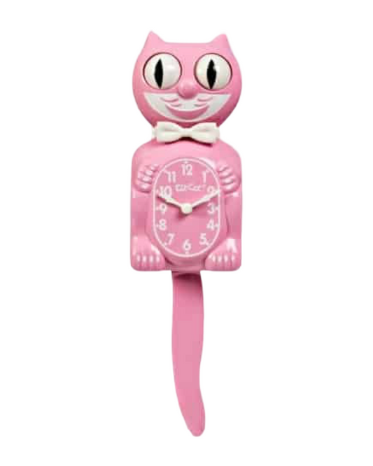 Pink Satin Kit Cat Klock