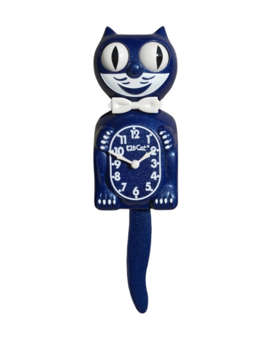 Galaxy Blue Kit Cat Klock