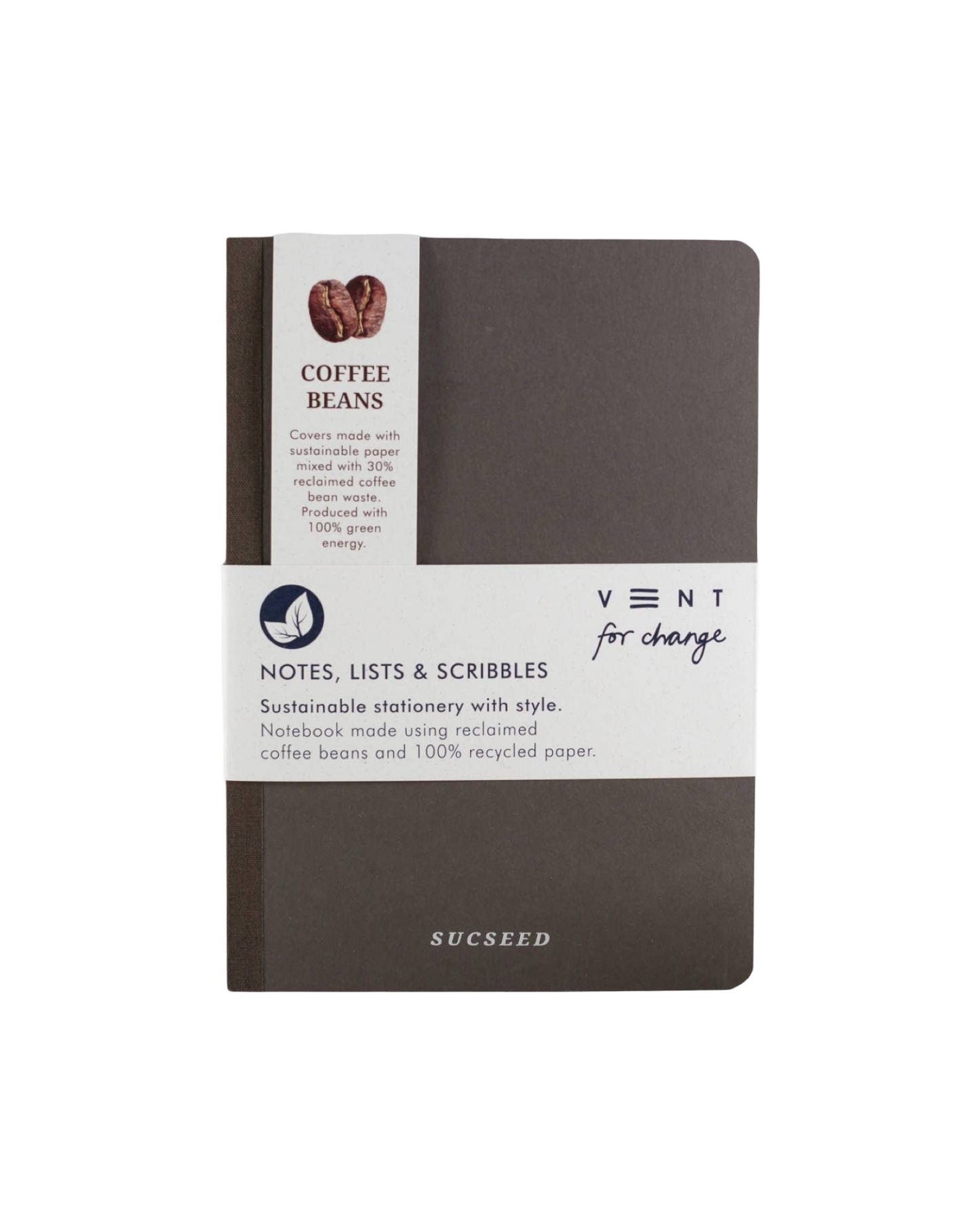 Sucseed A5 Notebook Coffee Bean