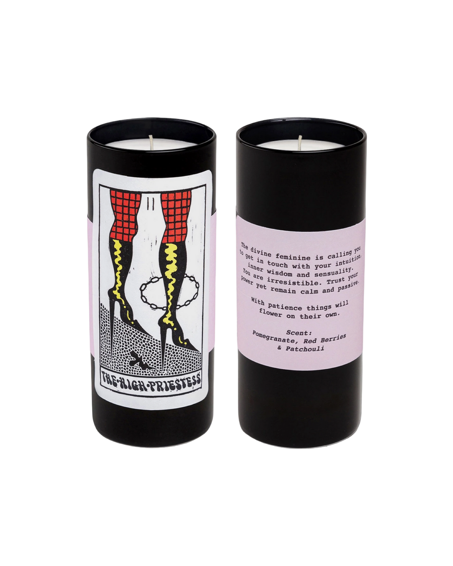 High Priestess Tarot Candle
