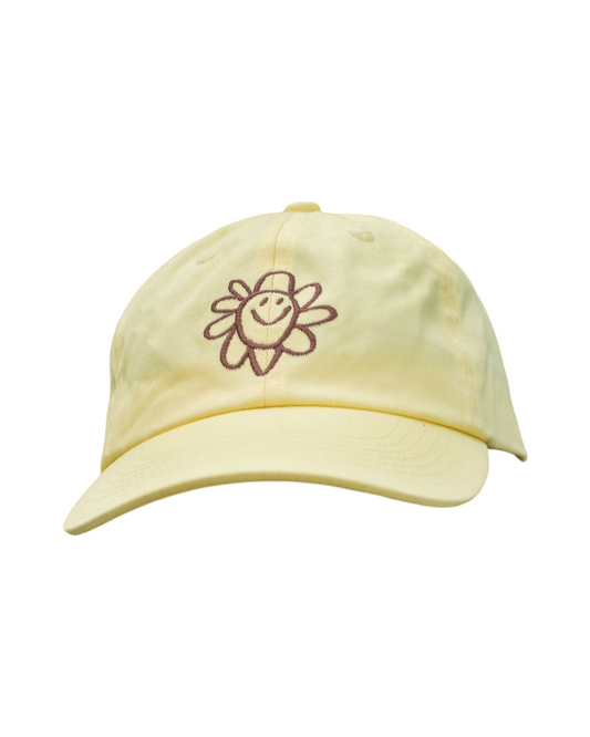Silly Flower Cap: Butter Yellow