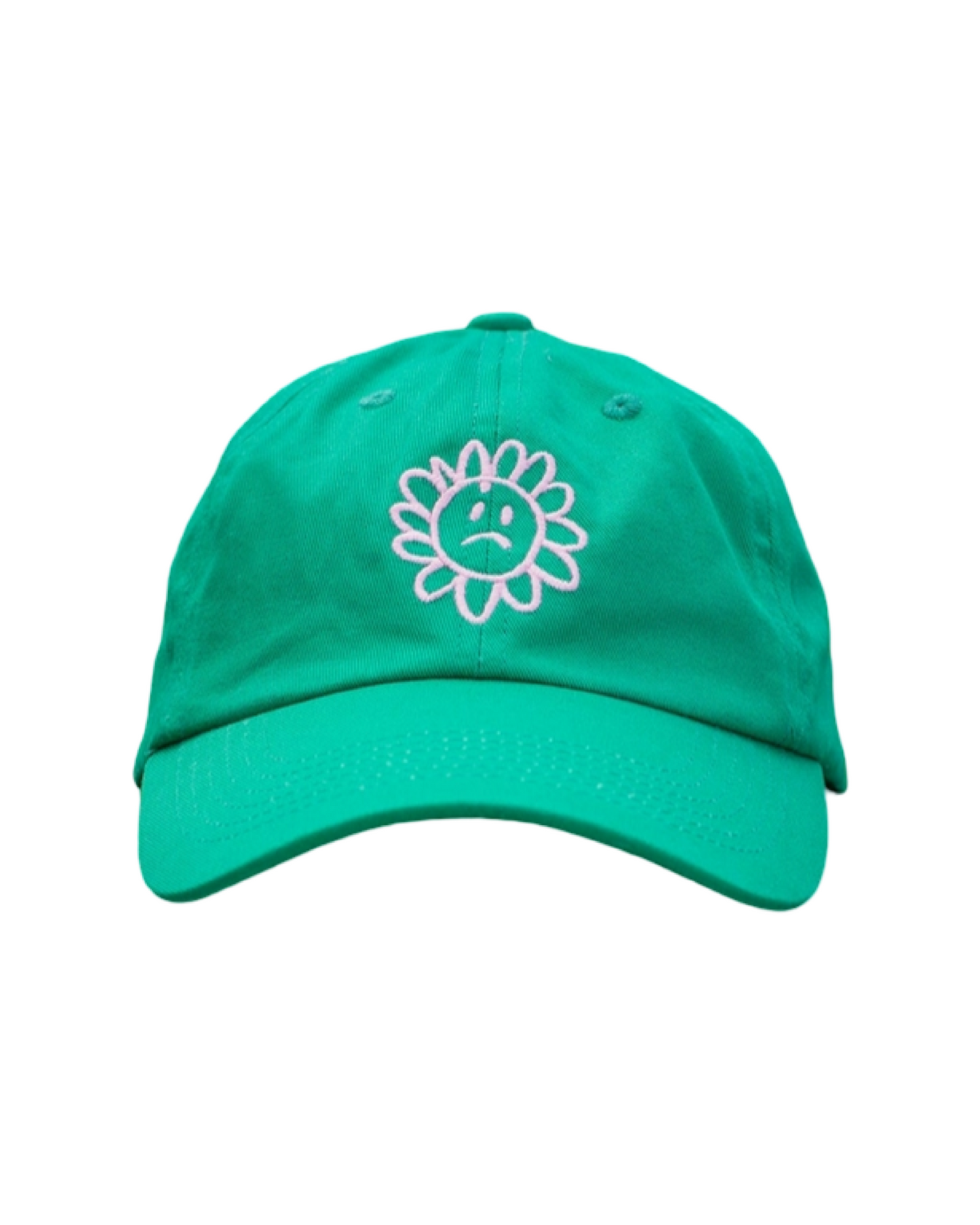 Silly Flower Cap: Grass Green