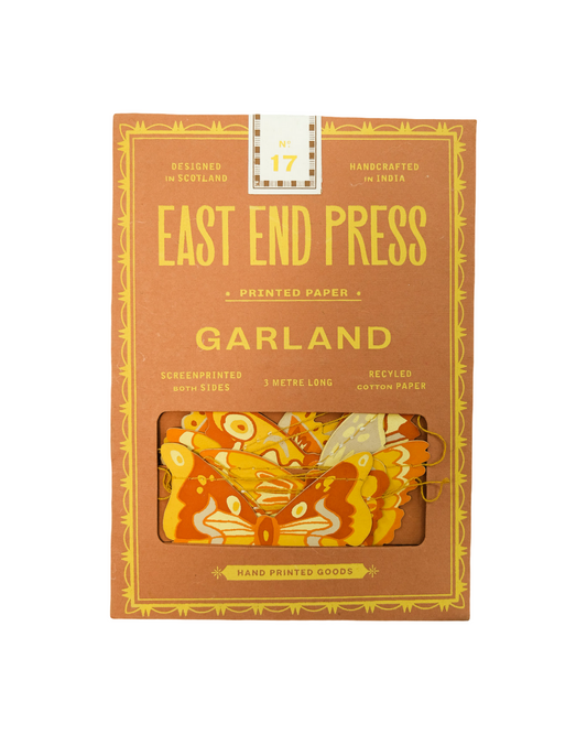 British Butterfly Sewn Garland