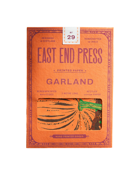 Pumpkin Sewn Garland