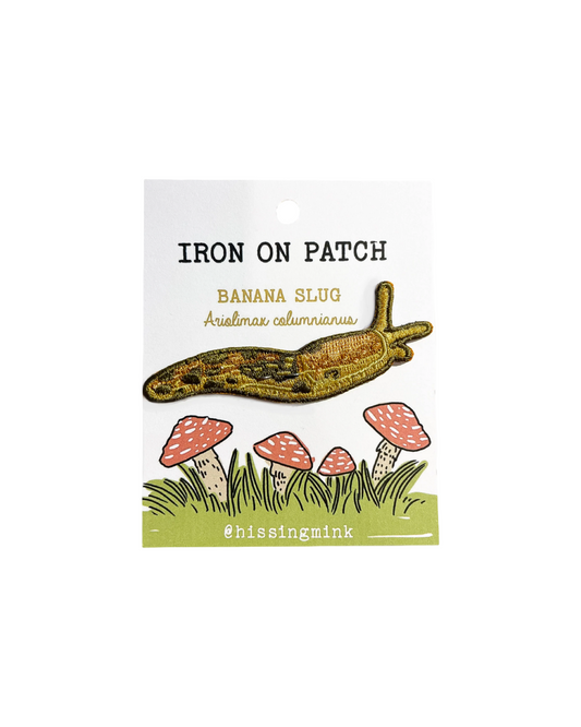 Banana Slug Iron on Patch