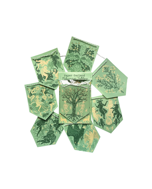 Midsummer Folklore Paper Garland 