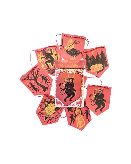 Midwinter Folklore Paper Garland 