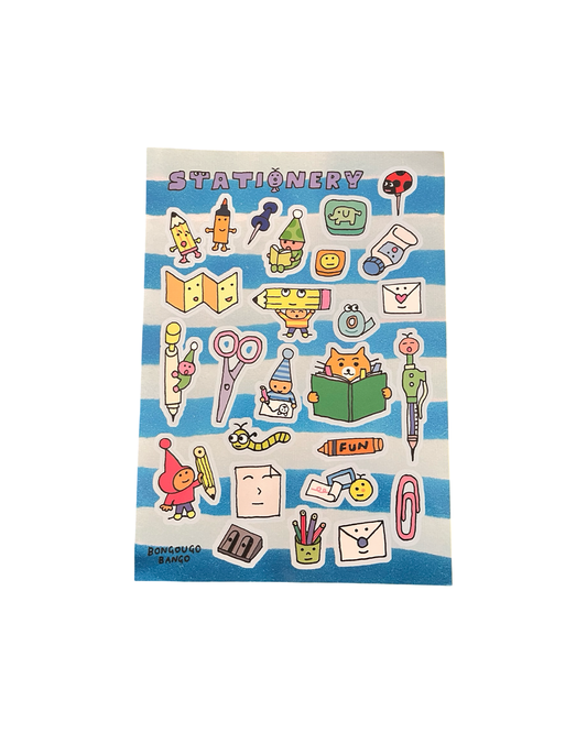 Stationery Sticker Sheet