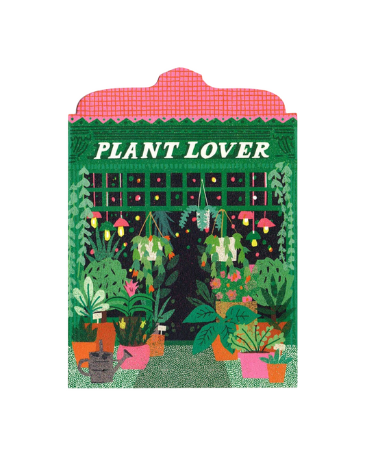 Plant Lover Shop Die Cut Card