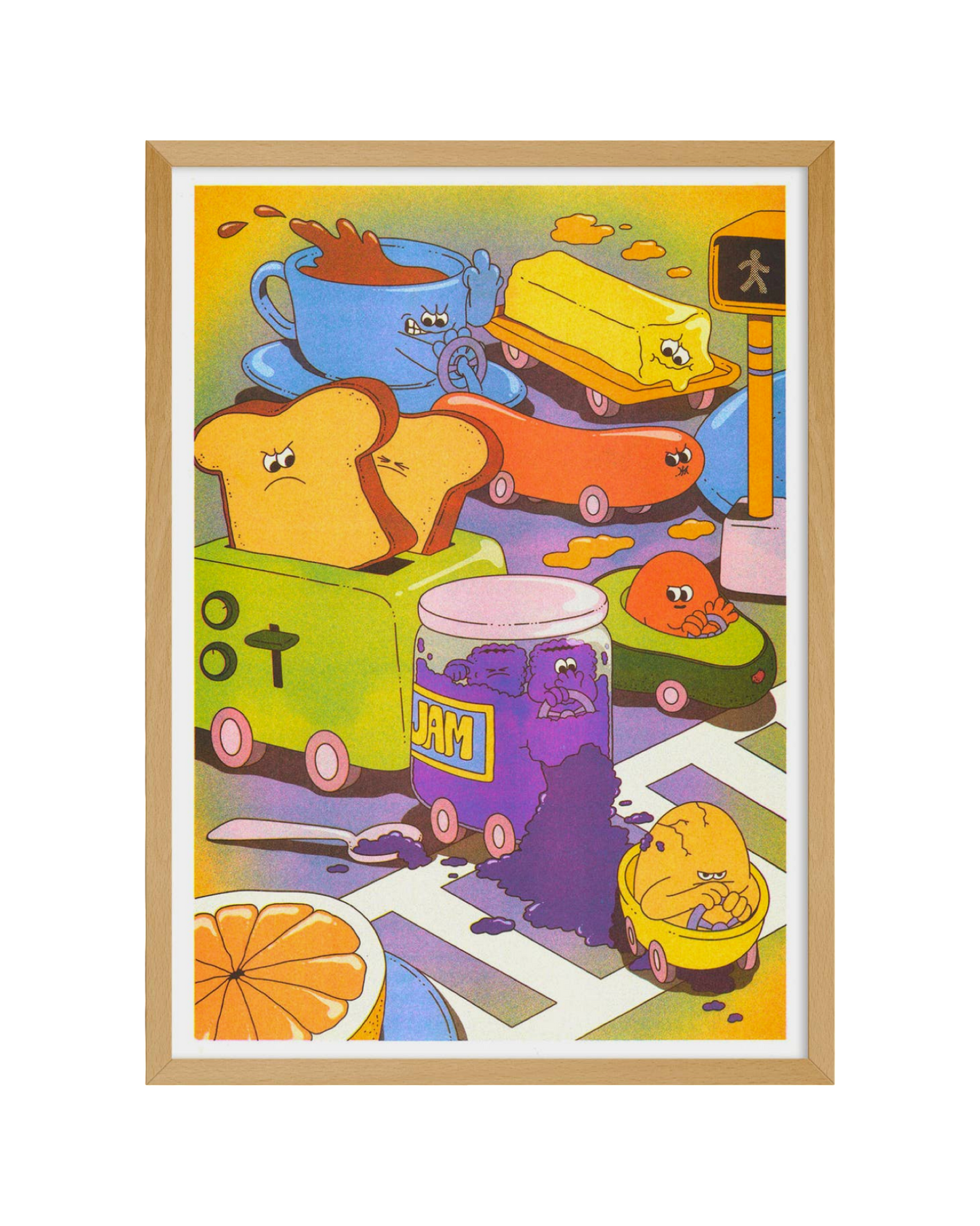 If There's a Traffic Jam - Lauren Martin A3 Print