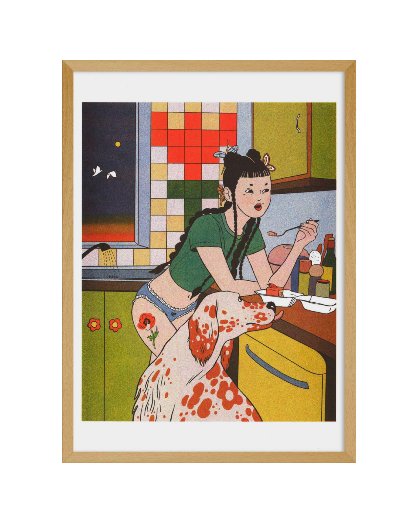Midnight Snacks - Sunny Wu A3 Print