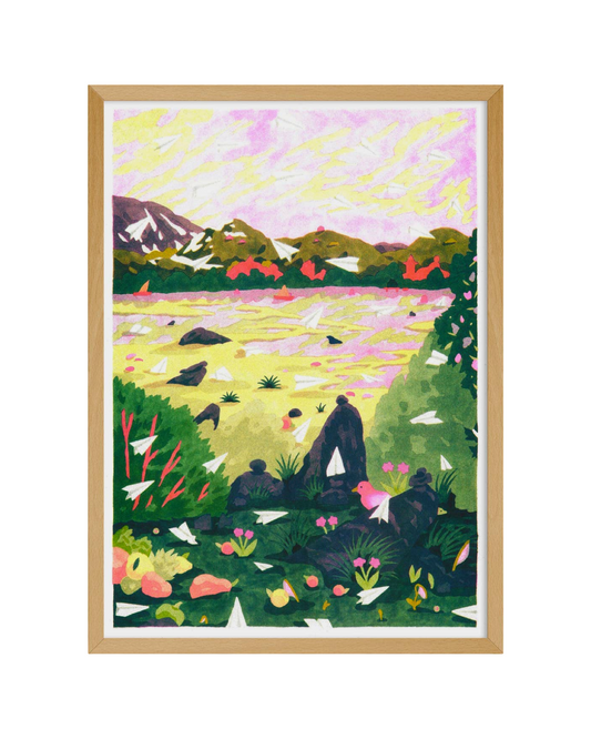 Paper Jam - Camille Gobourg A3 Print