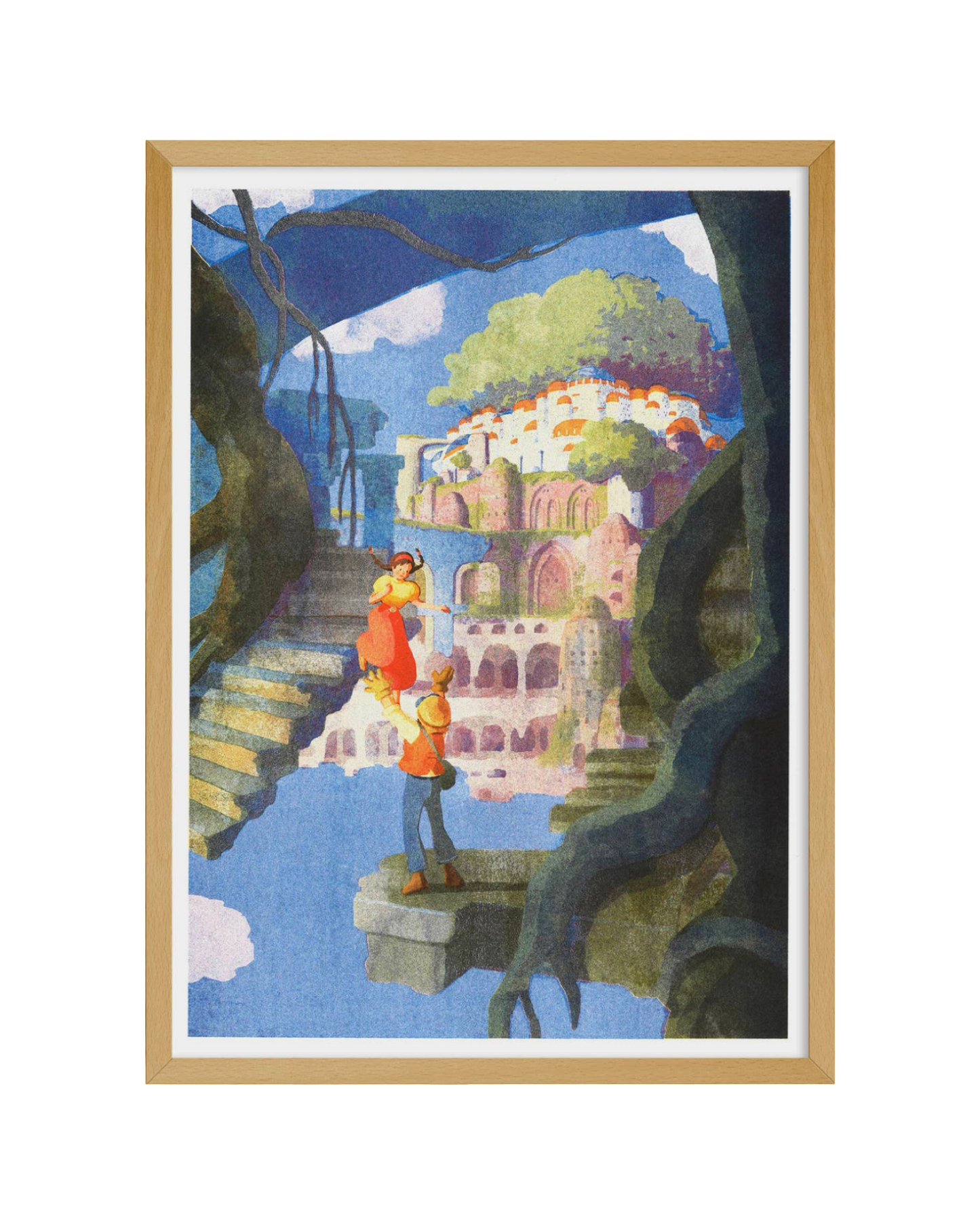 Castle in The Sky - Hifumiyo A3 Print