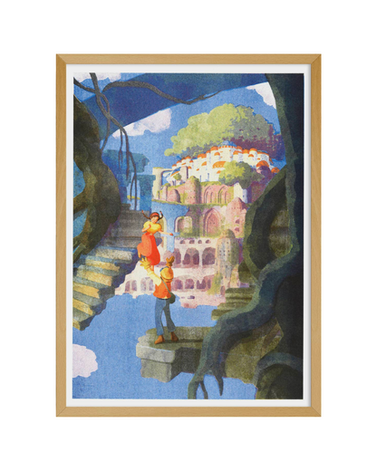 Castle in The Sky - Hifumiyo A3 Print