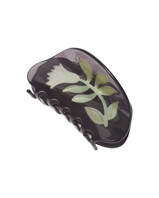 Elegant Belladonna Floral Hair Claw