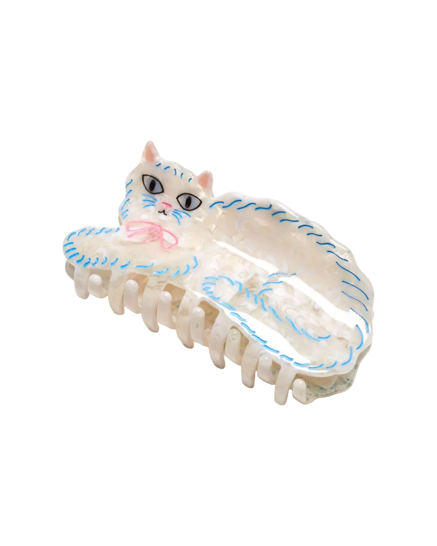 White Persian Hair Claw