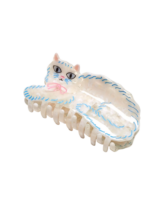 White Persian Hair Claw