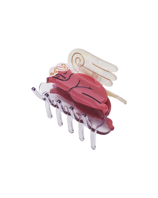 Pink Cherub Angel Hair Claw