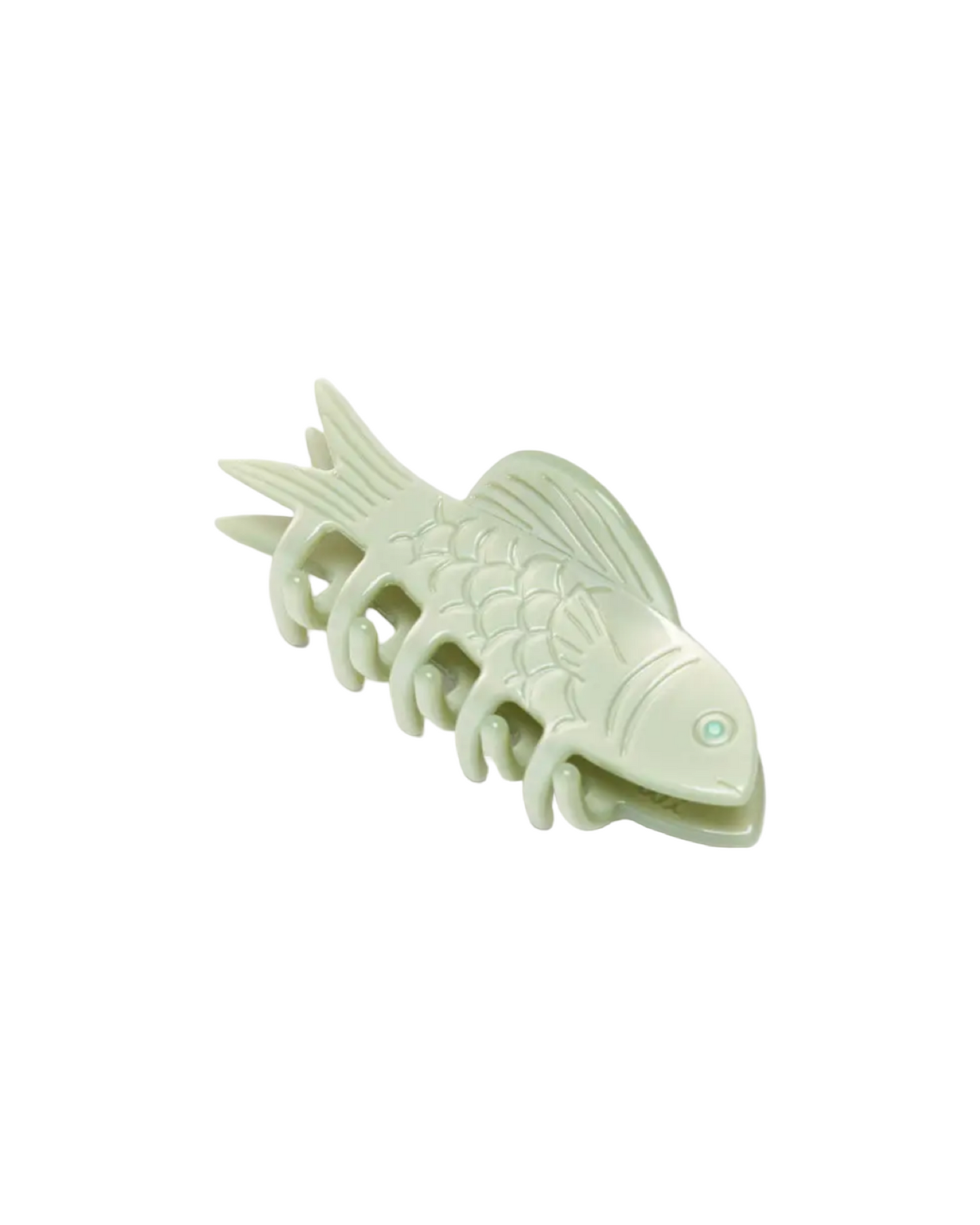Jade Green Fish Mini Claw
