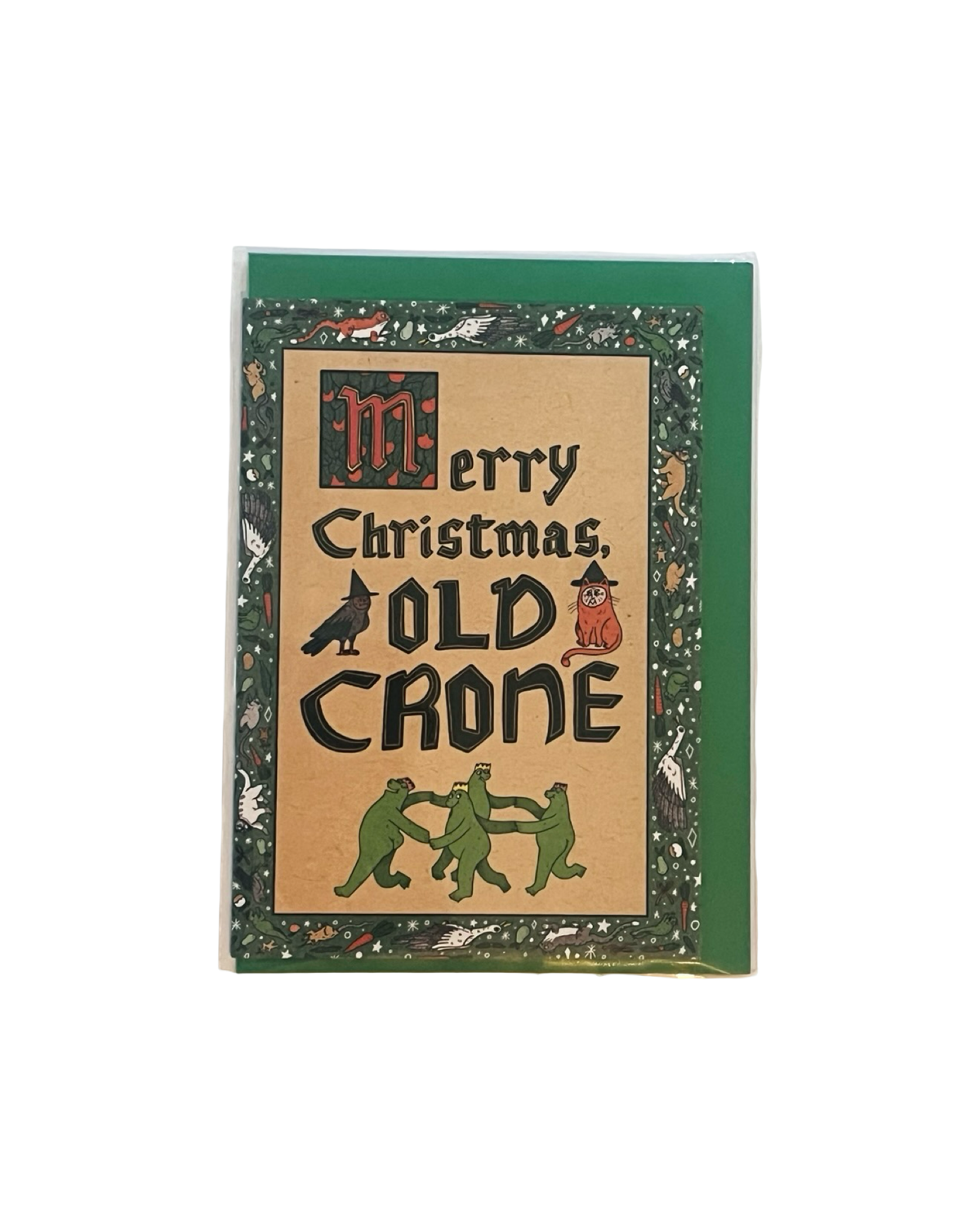 Merry Christmas Old Crone Christmas Card