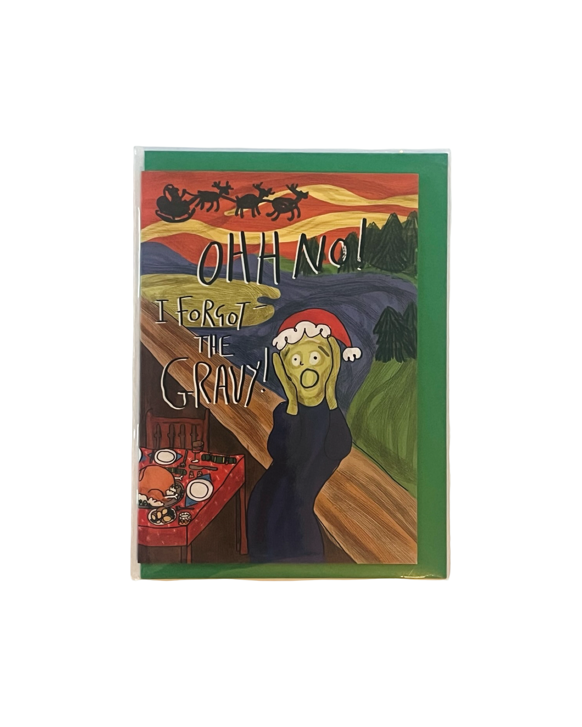 The Scream Christmas Card