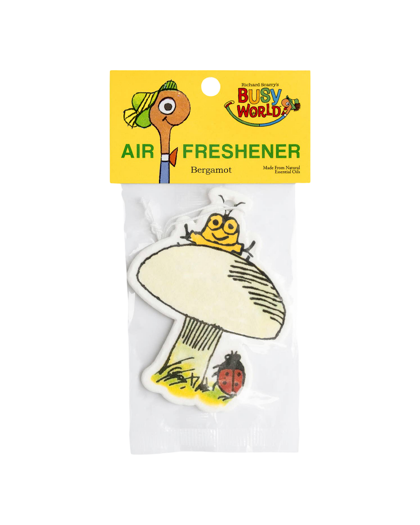Richard Scarry Goldbug Mushroom Air Freshener