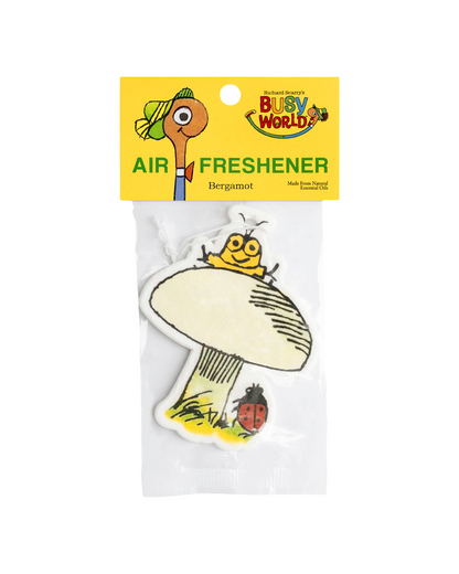Richard Scarry Goldbug Mushroom Air Freshener