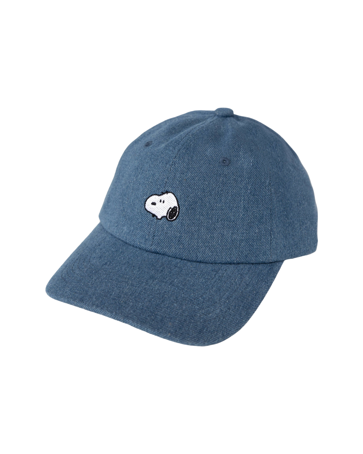 Denim Snoopy Embroidered Dad Hat