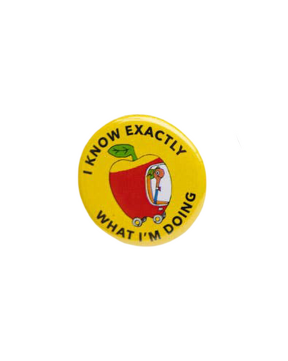 Richard Scarry Pin Button - Cars and Trucks