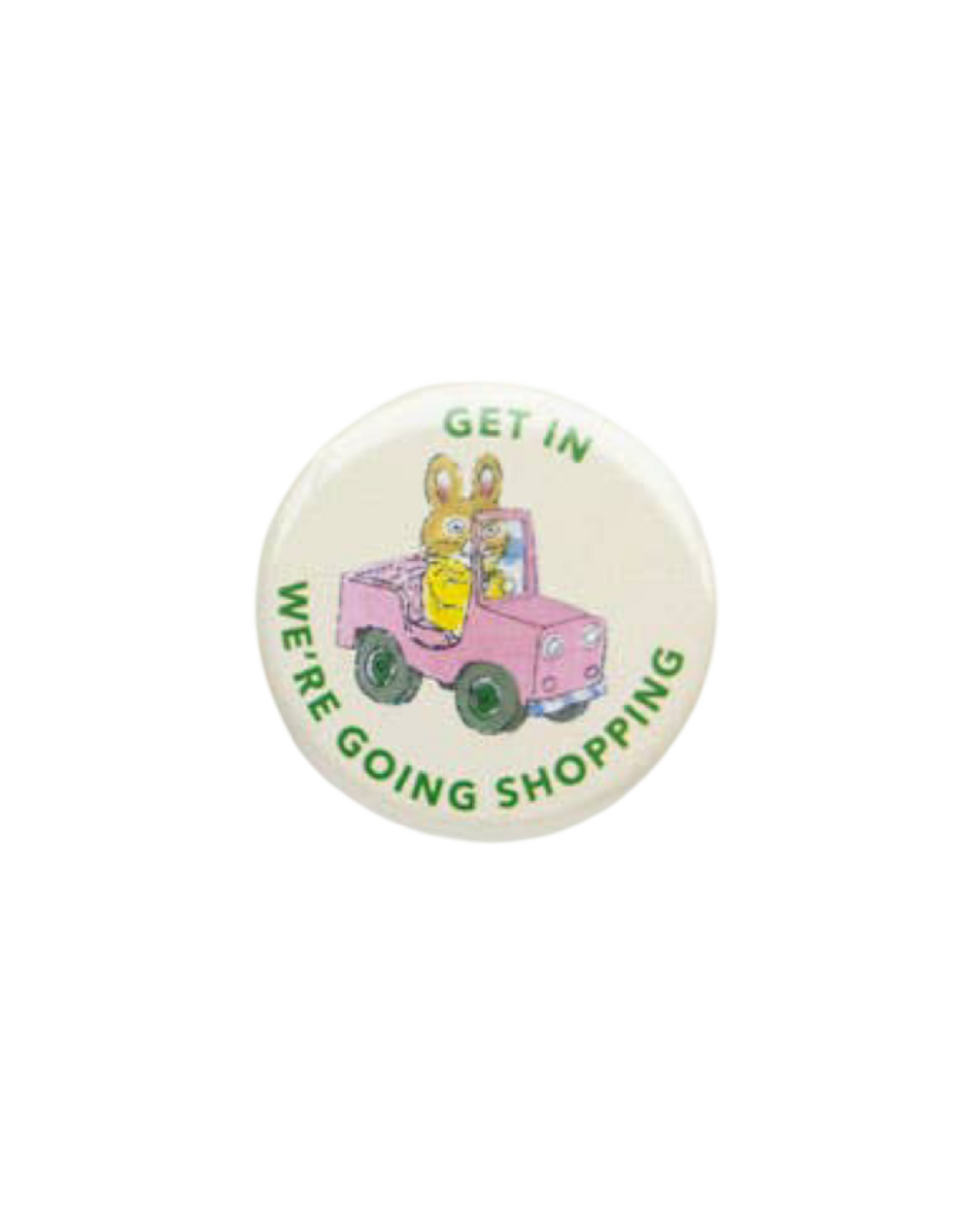 Richard Scarry Pin Button - Cars and Trucks