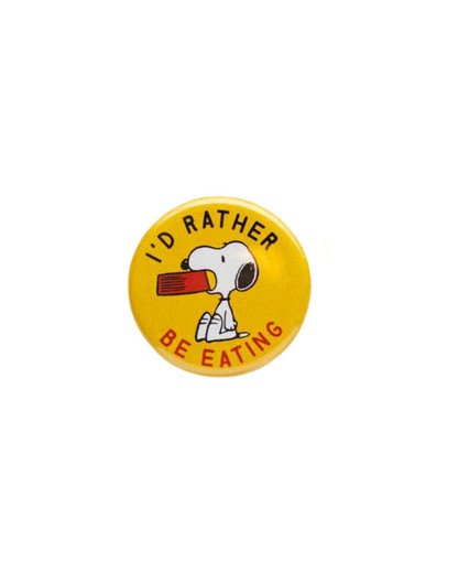 Peanuts Pin Buttons - Food Edition