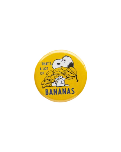 Peanuts Pin Buttons - Food Edition