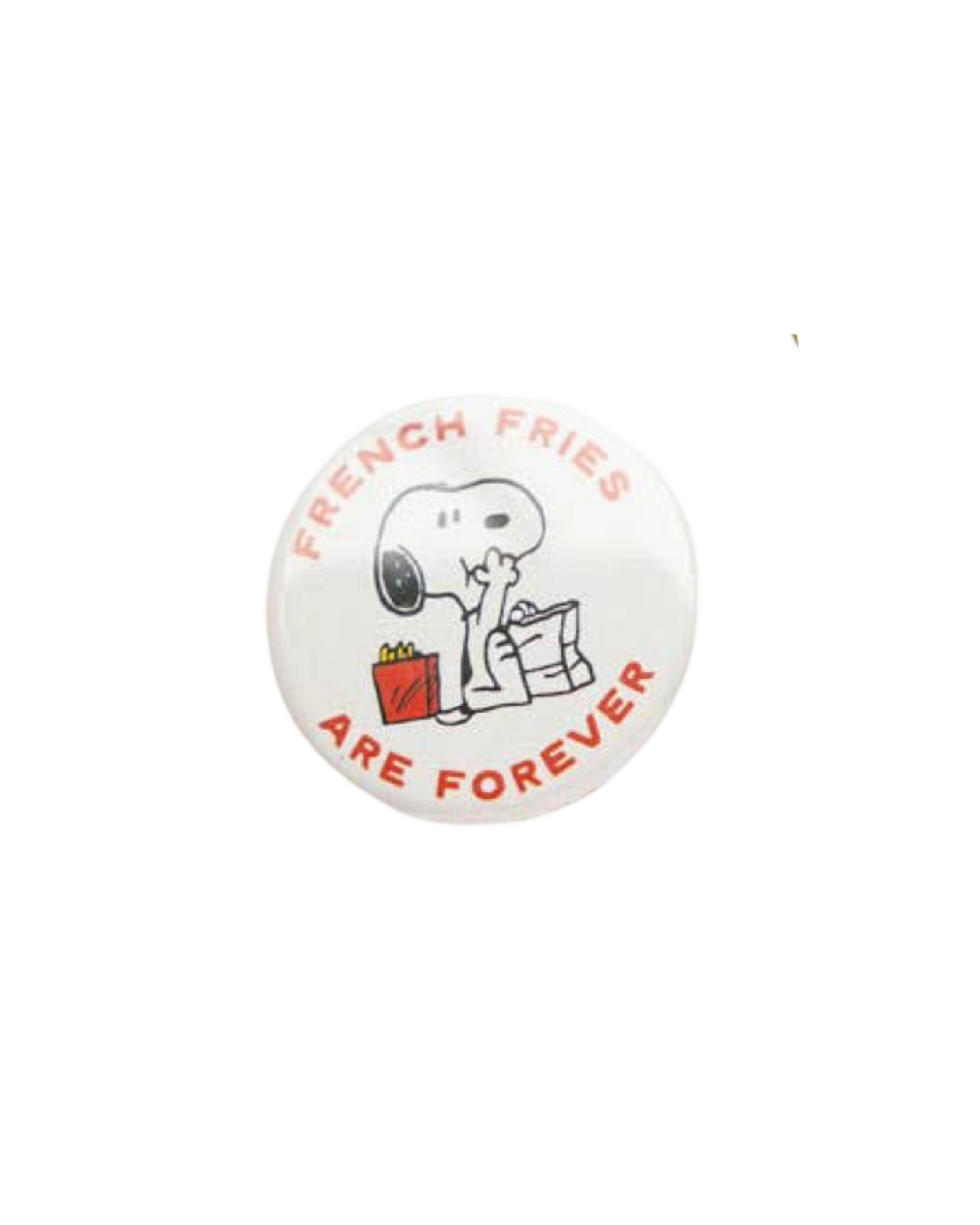 Peanuts Pin Buttons - Food Edition