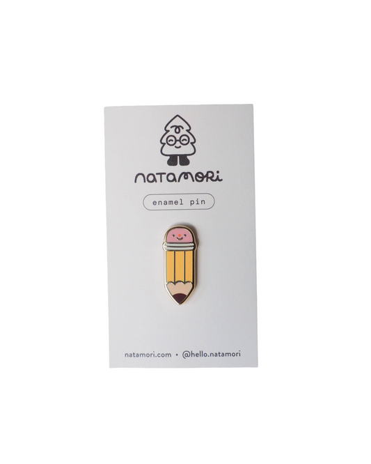Graphite pencil • enamel pin