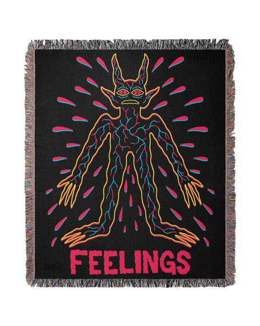 Feelings Woven Blanket