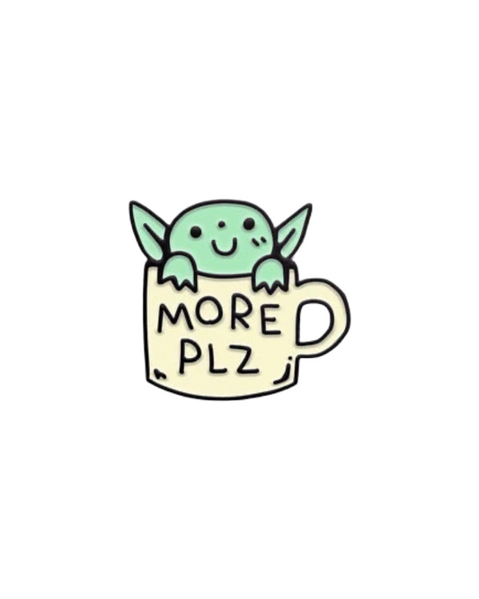 Coffee Goblin Enamel Pin