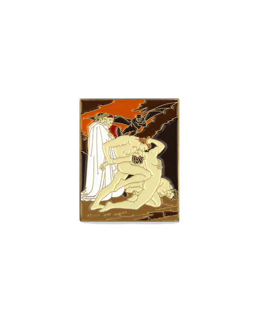 Dante and Virgil in Hell • Enamel Pin