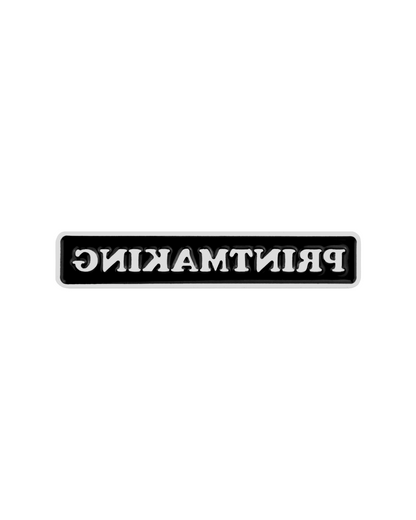Printmaking • Enamel Pin