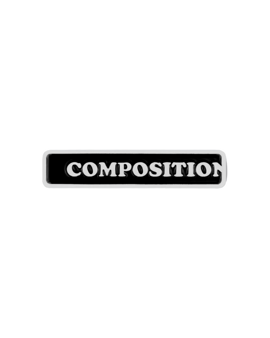 Composition • Enamel Pin