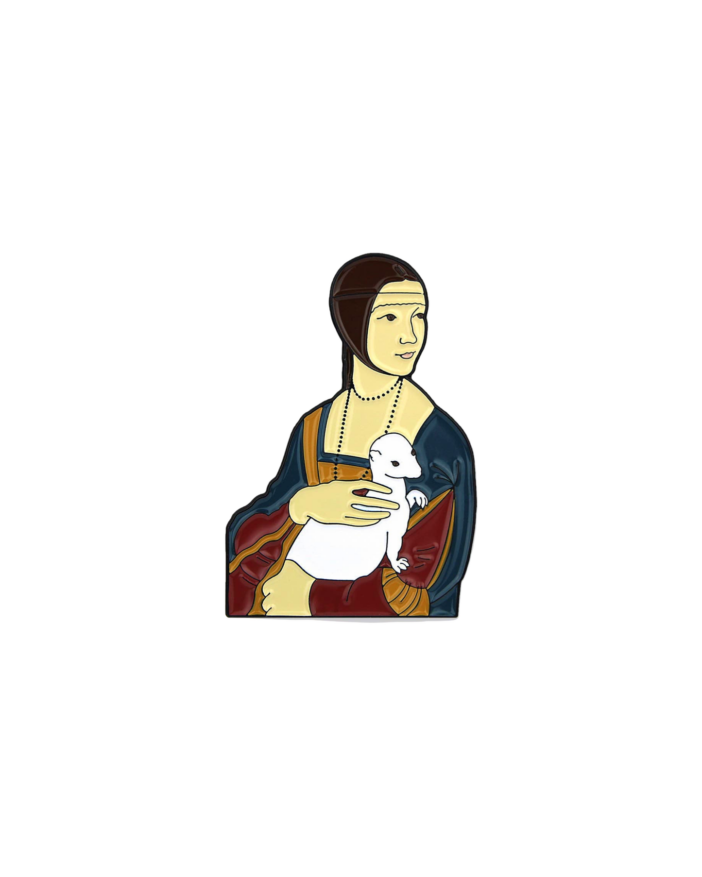 Lady with an Ermine  • Enamel Pin