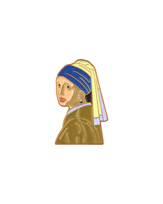 Girl with a Pearl Earring • Enamel Pin