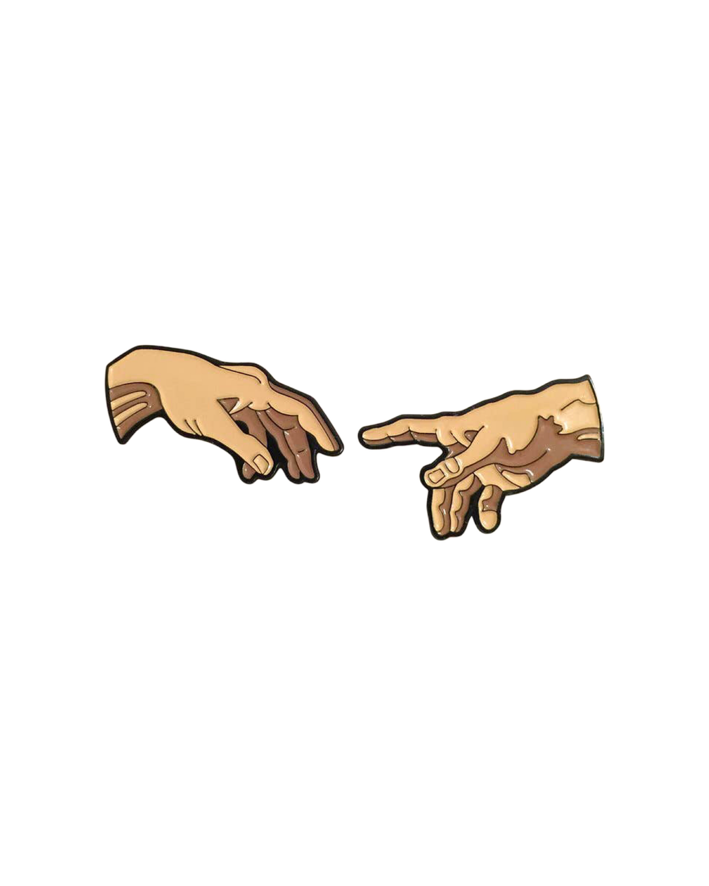 The Creation of Adam (Set of 2) • Enamel Pins