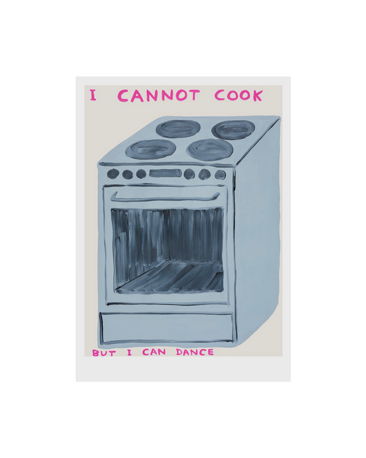 I Cannot Cook (2020) / David Shrigley Print