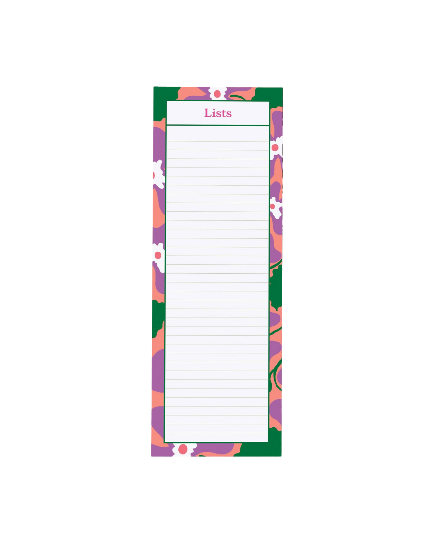 Lists Pad - Pansy