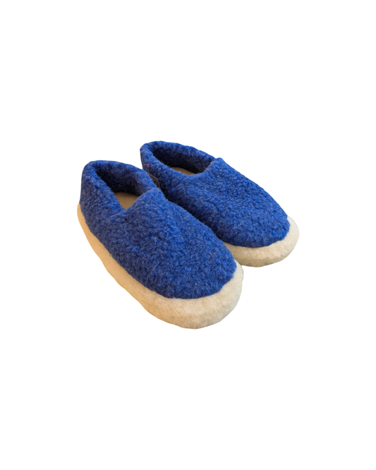 Siberian Slippers - Bright Blue