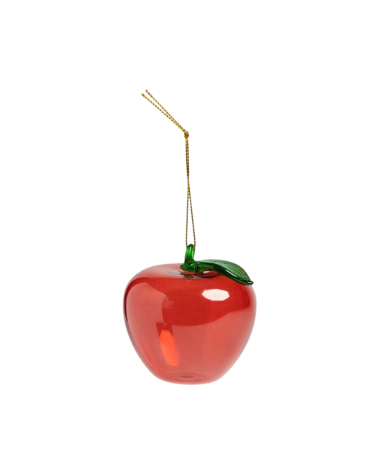 Glass Apple Ornament