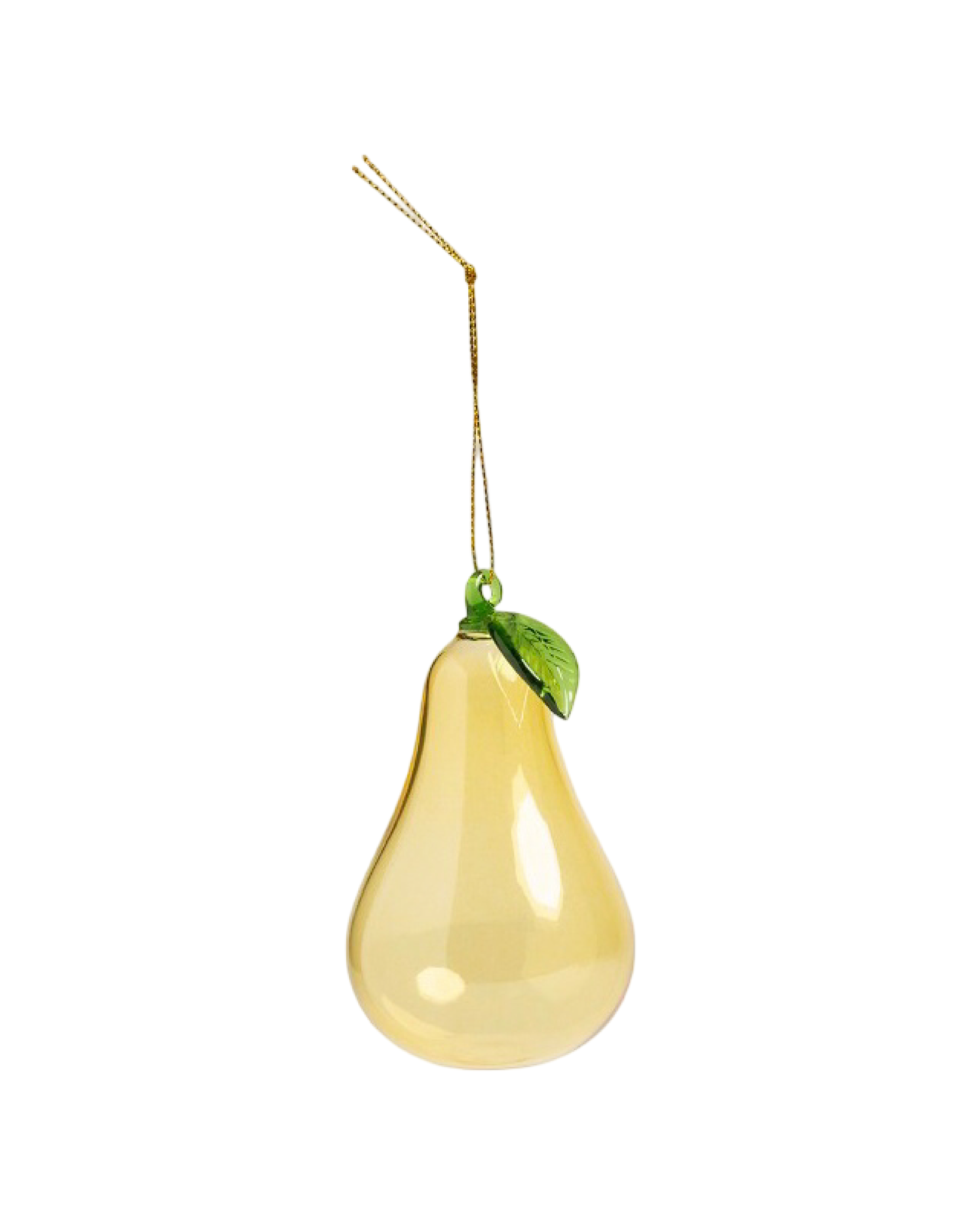 Glass Pear Ornament